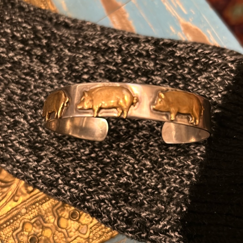 Courtney Peterson Sterling Cuff Bracelet